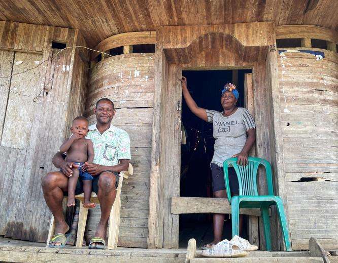 Residents of Bocas de Apartadó, an Afro-descendant town on the Baudó River, Colombia