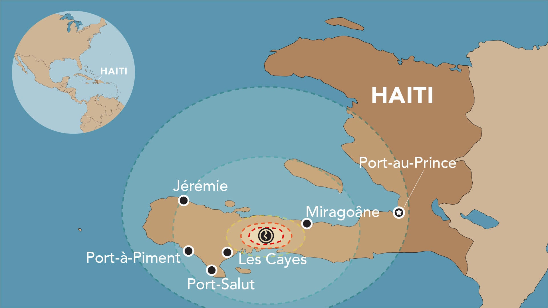 Haiti 2021 Earthquake Response Map INT