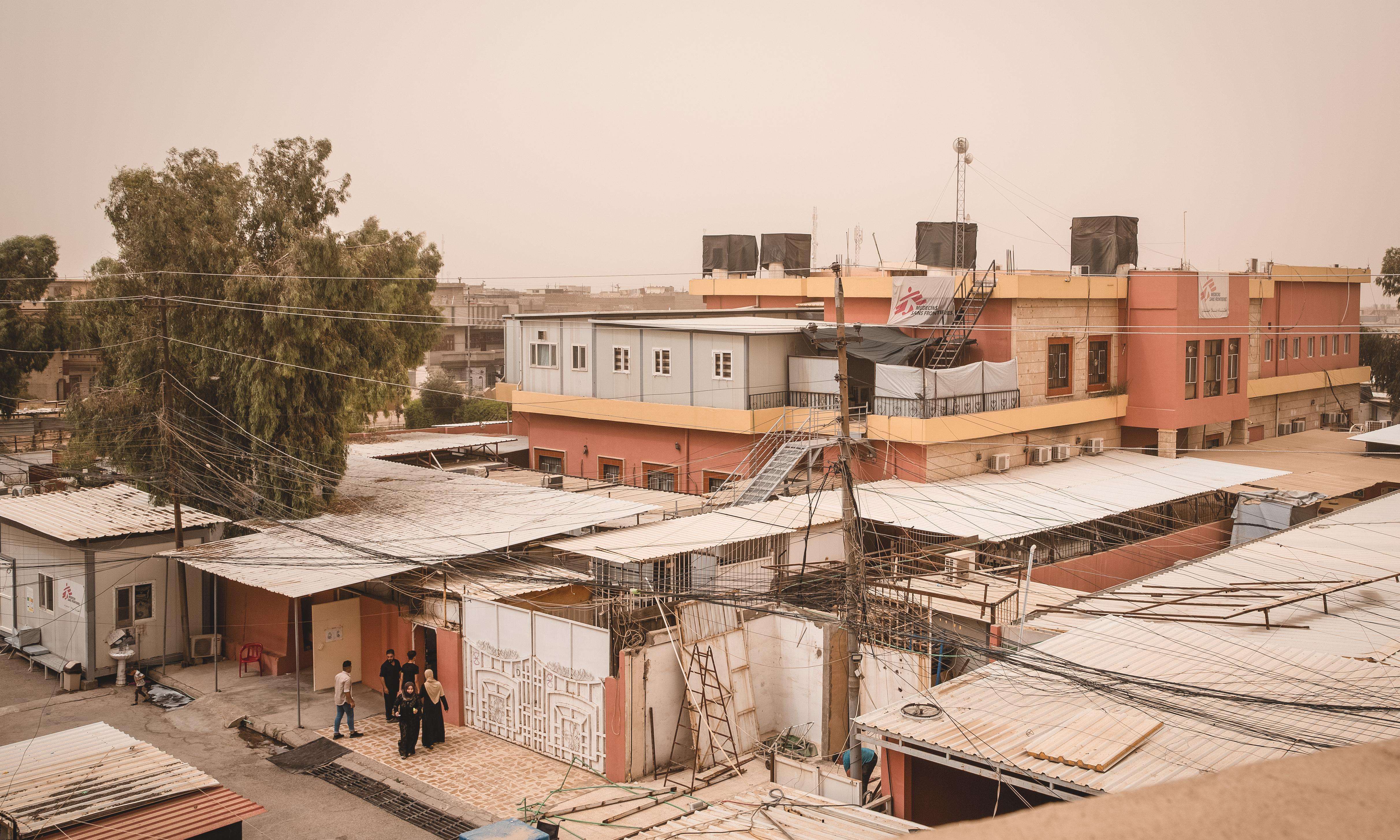 The MSF-run hospital in Nablus, West Mosul.