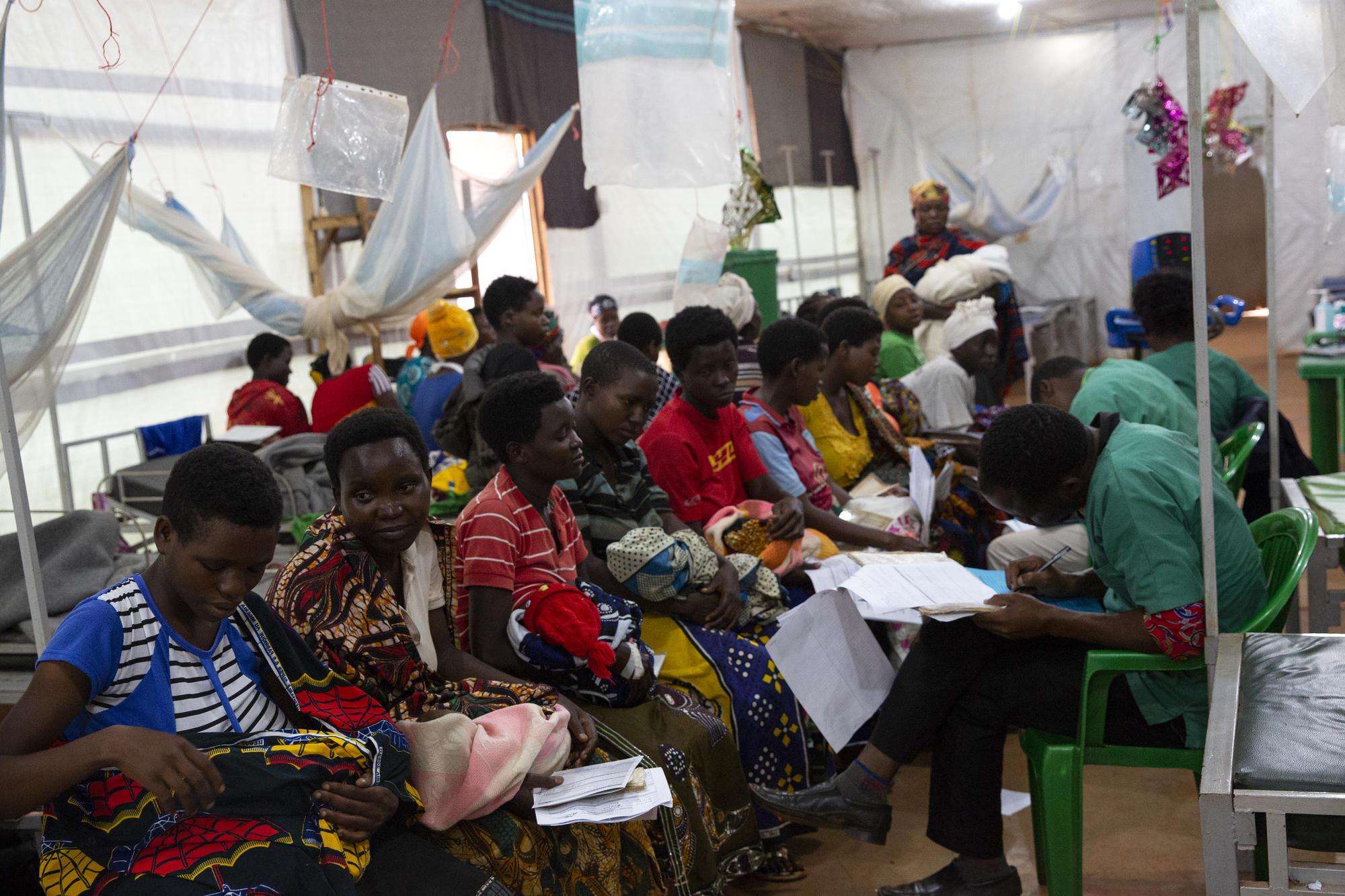 Medical activities in Nduta refugee camp, Tanzania