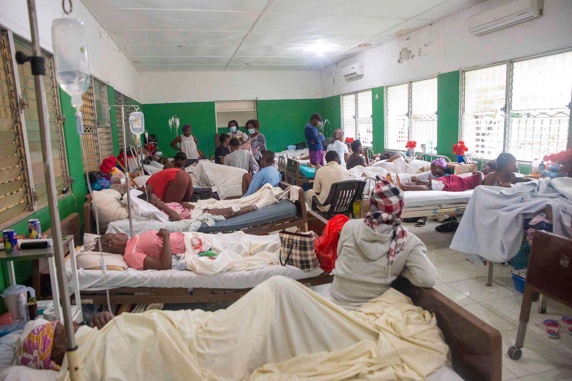 Haiti earthquake - Les Cayes general hospital