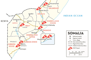 Somalia Operational Map