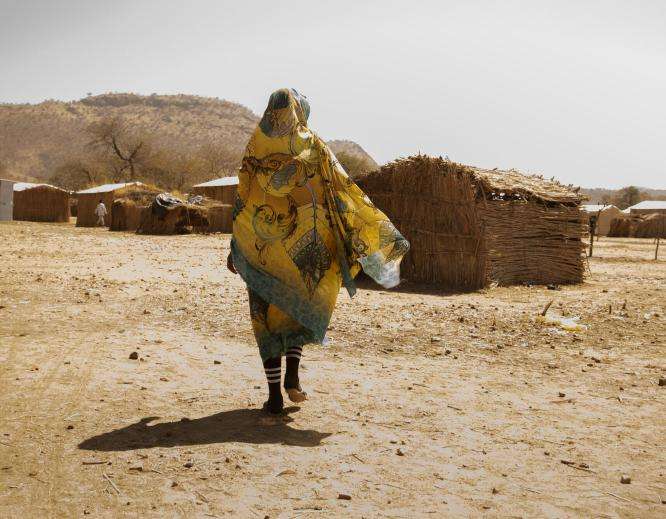 A refugee woman from Sudan in a camp in eastern Chad.