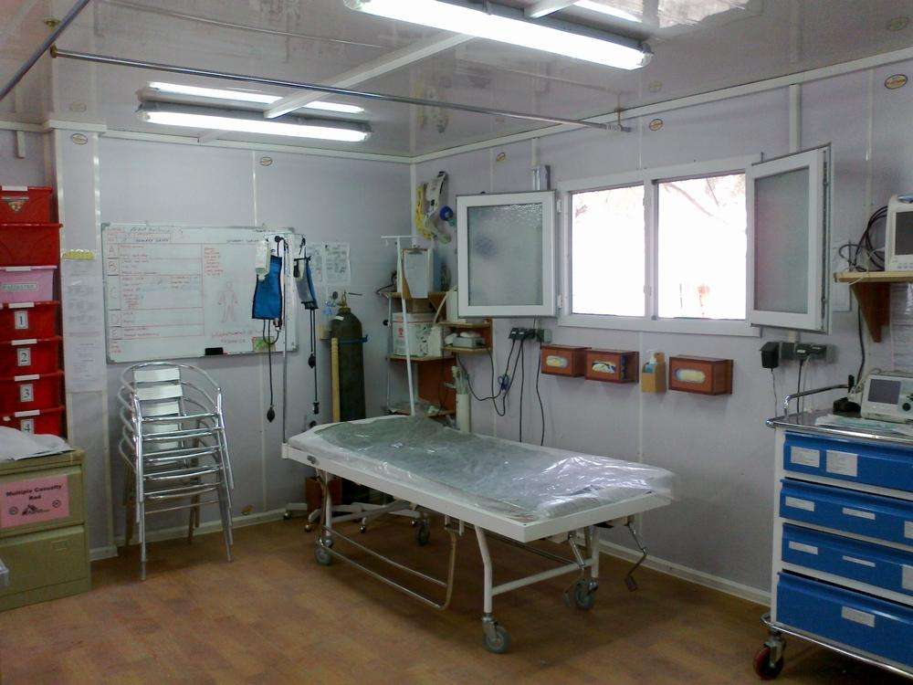 This March 2012 photograph shows the newly openned radiology department in the MSF Trauma Centre, Kunduz, Afghanistan