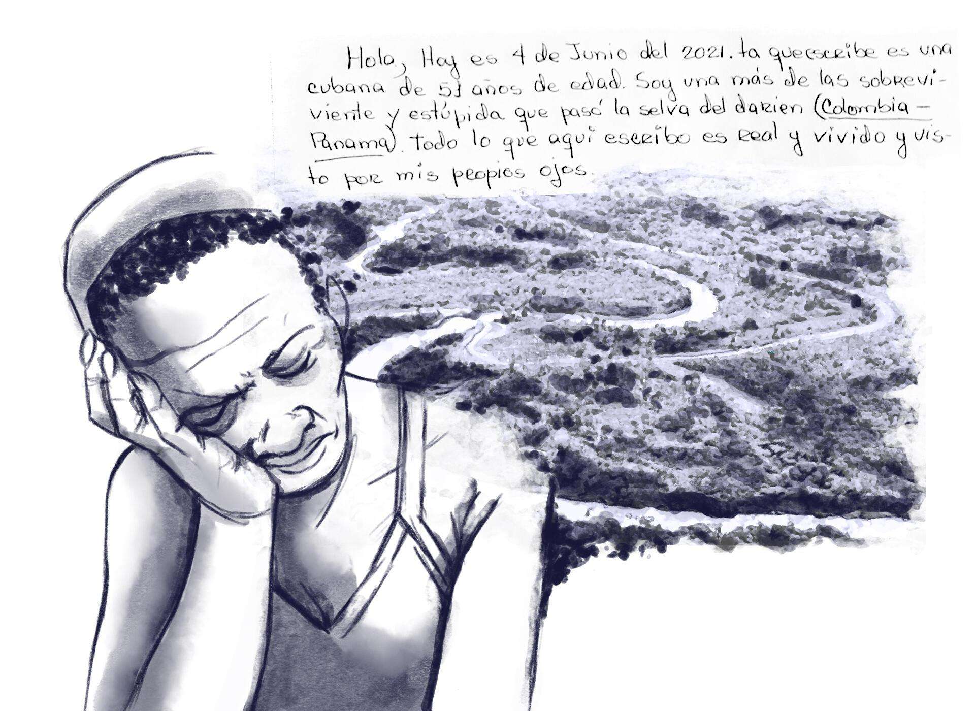 Darien survivor letter illustration 1