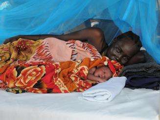 Maternity ward in Doro refugee camp