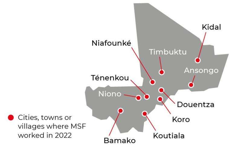 Mali IAR map 2022
