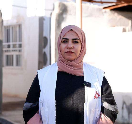 Narmeen Abbas, MSF Health Promotion Manager in the Hawija